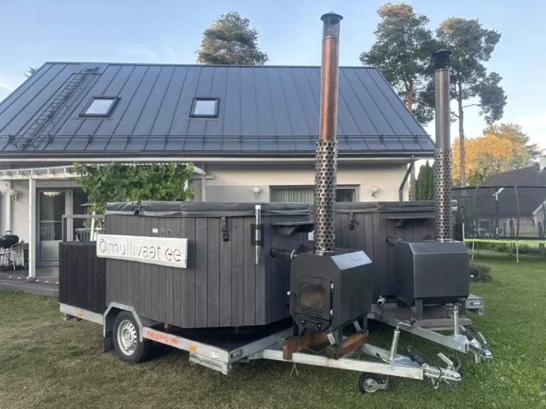 Saku mullivaadid ja kümblustünnid kõik koos